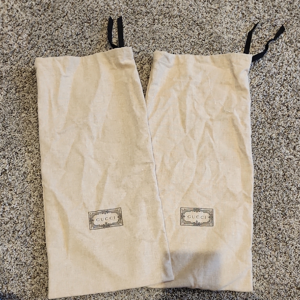 Gucci Beige Dust Bags